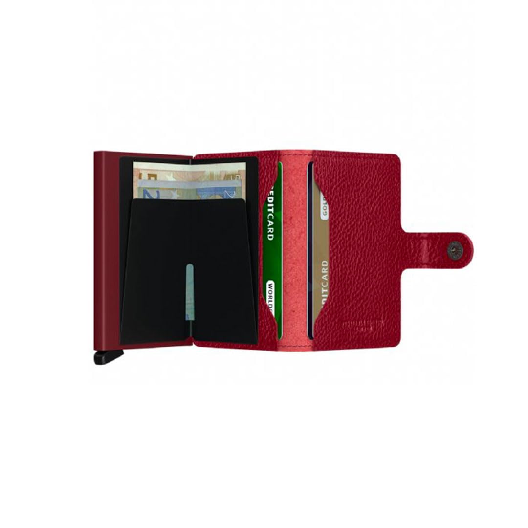 Secrid Miniwallet RFID Protected Leather Wallet Bordeaux