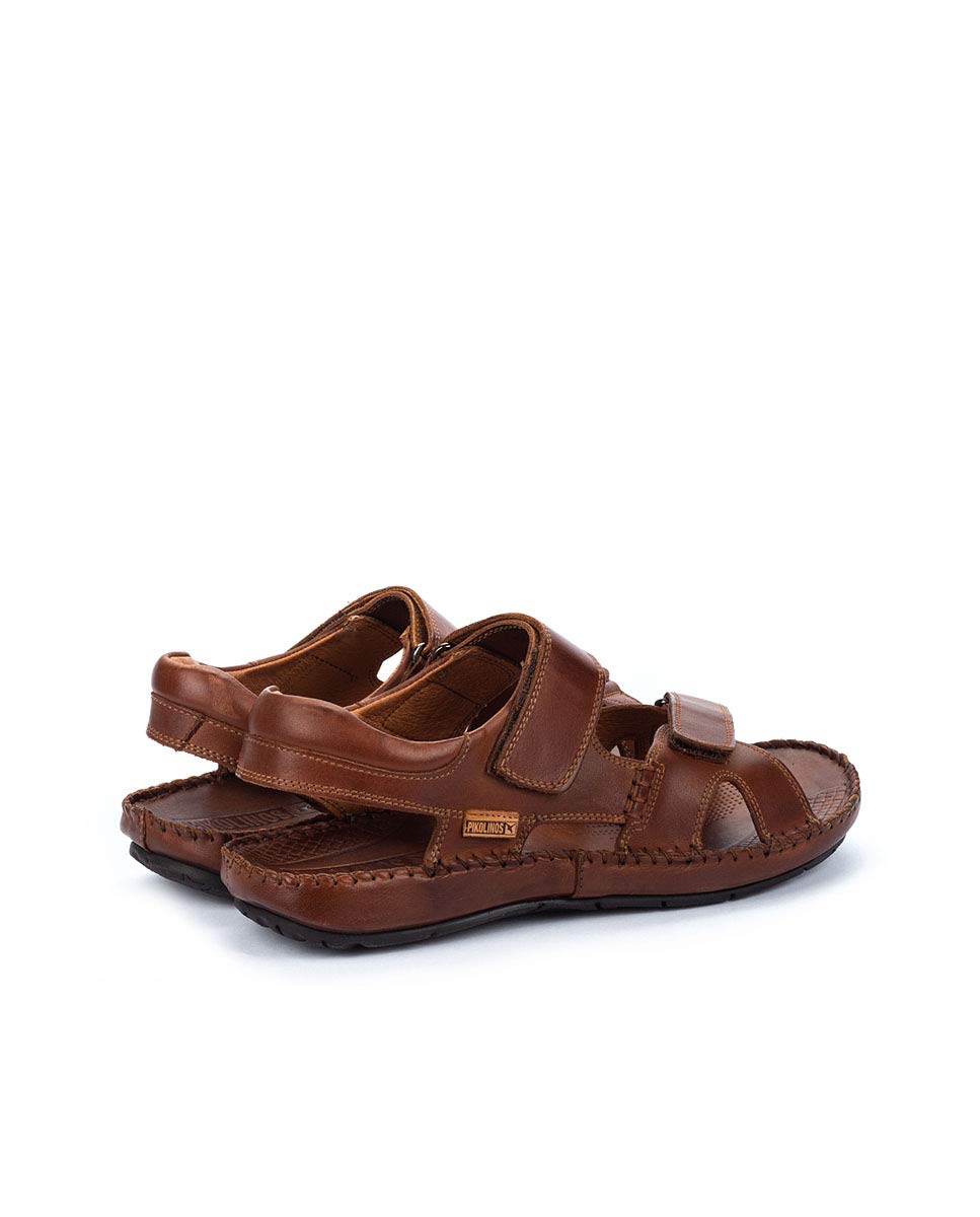 Pikolinos Men Flat Sandals Leather Cuero 18 Flexible