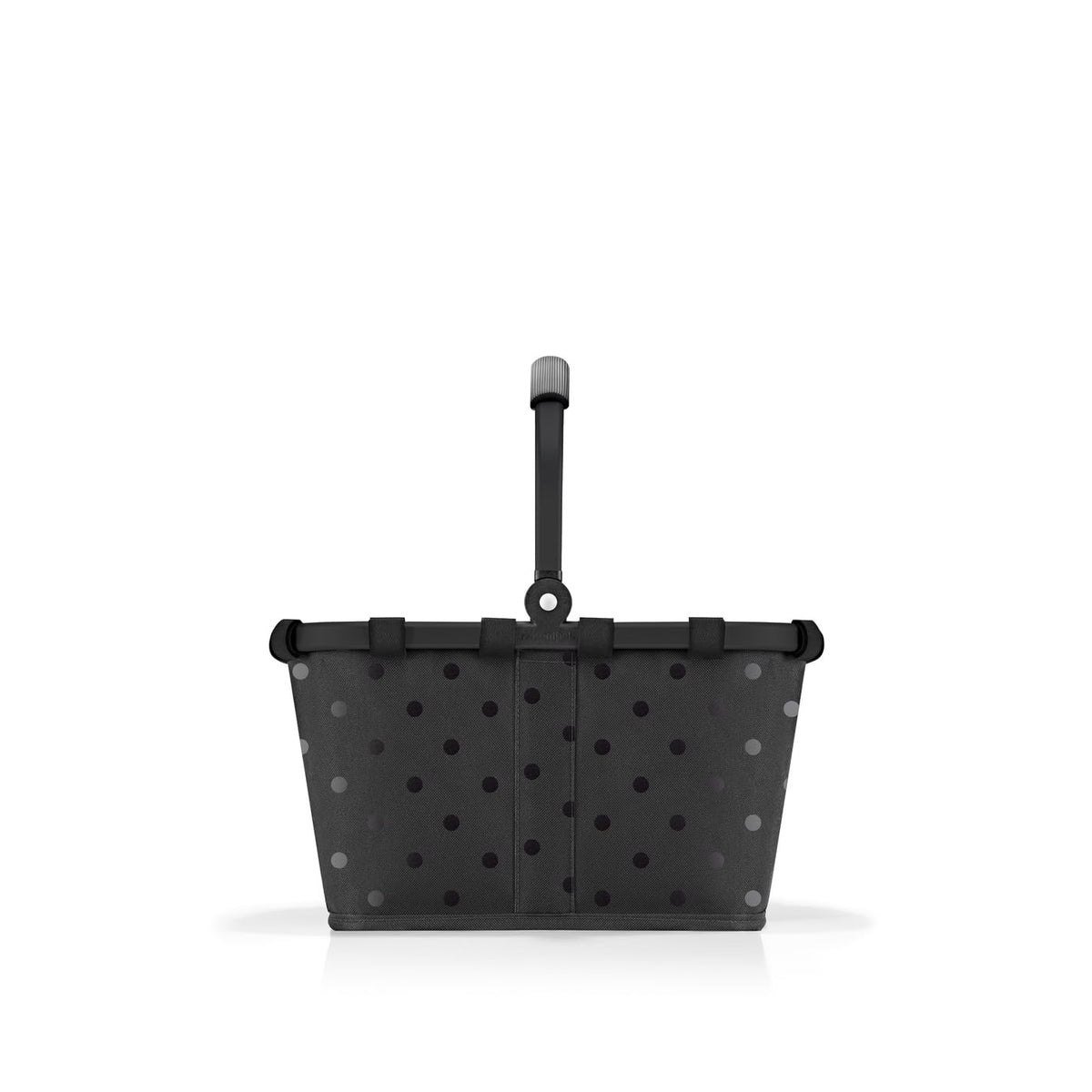 reisenthel Carrybag XS Frame Glossy Dots Black - Polka Dot Shopping Bag