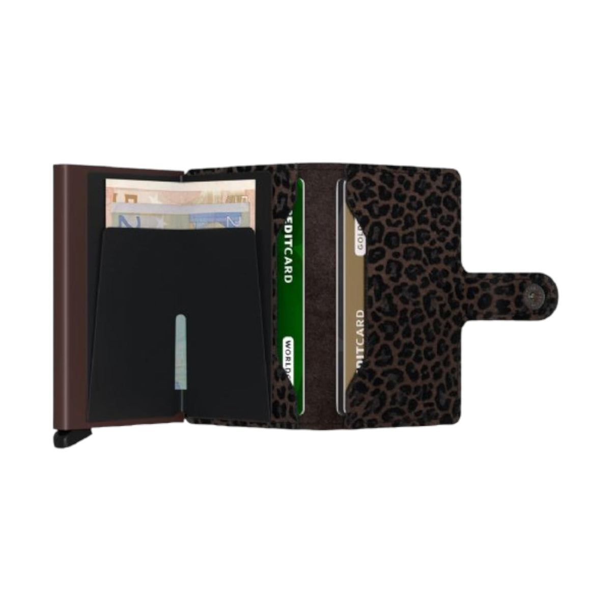 Secrid Miniwallet Leo RFID Leather Wallet Brown