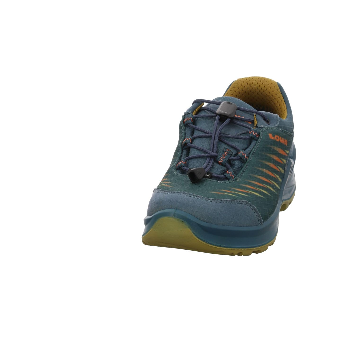 LOWA Zirrox II GTX LO JR Trekking Shoes Petrol Senf Waterproof