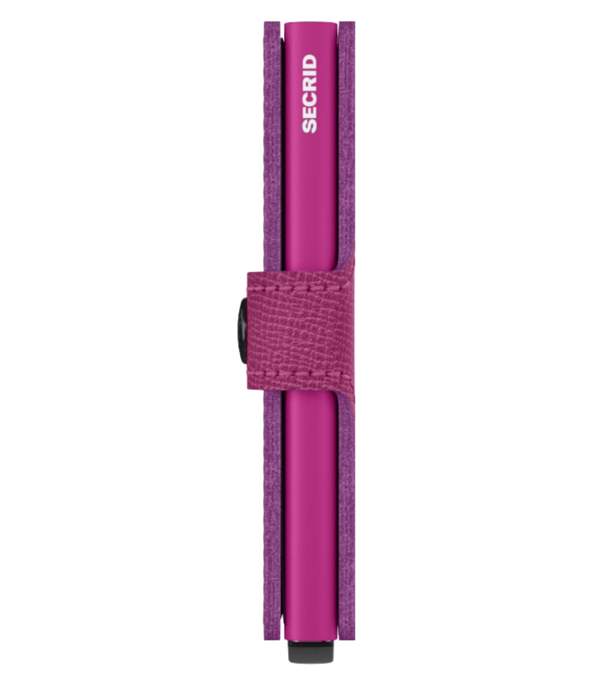 Secrid Miniwallet Crispule RFID Wallet - Fuchsia Faux Leather