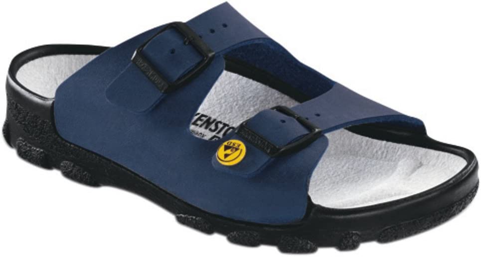 Birkenstock Toulon ESD work shoes navy Birko-Flor, nubuck - Bartel-Shop