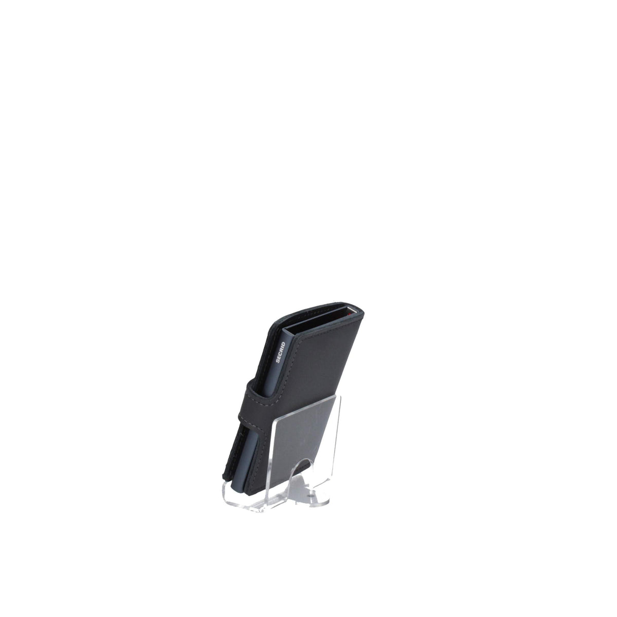 Secrid Miniwallet Original RFID Wallet - Grey Aluminum & Leather Card Holder