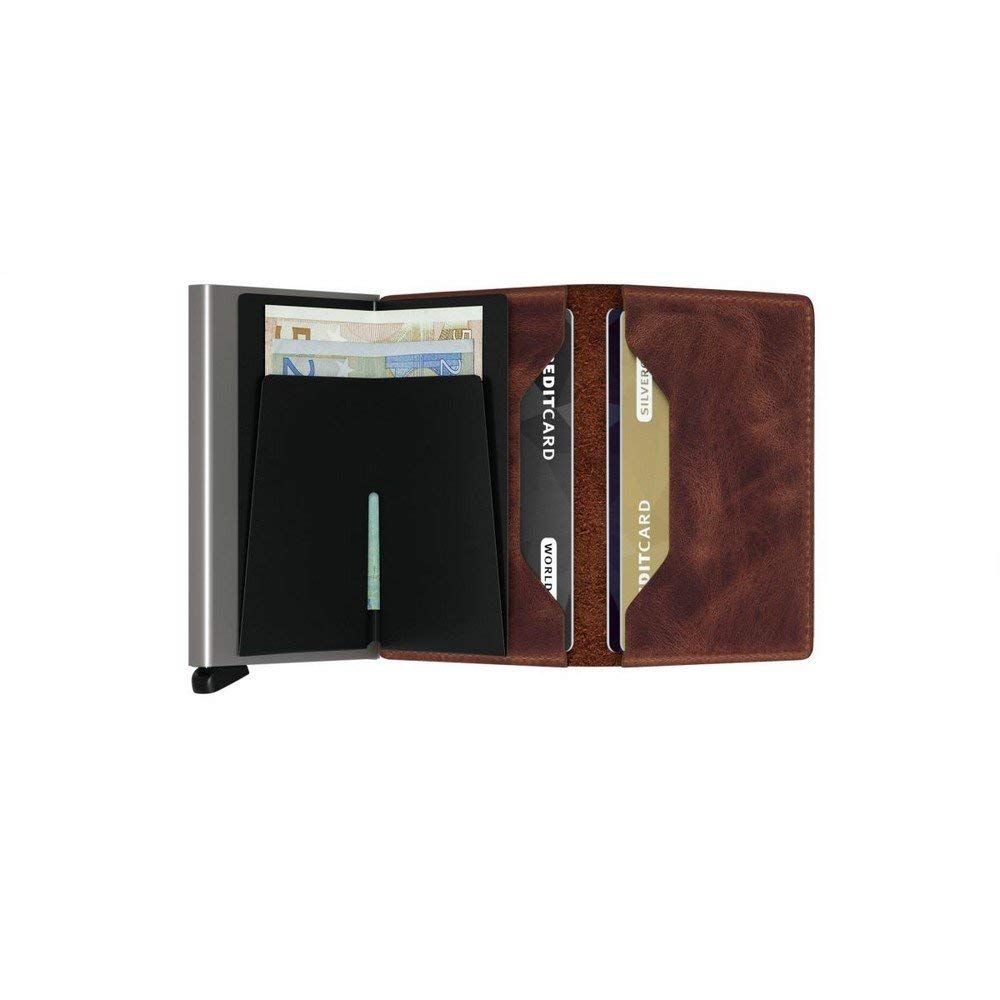 Secrid Slimwallet RFID Card Holder Ochre Aluminium