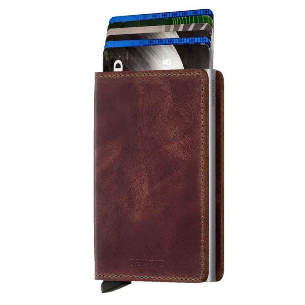 Secrid Slimwallet RFID Card Holder Ochre Aluminium