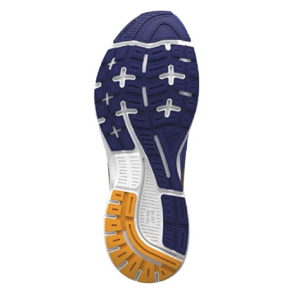 Brooks Trace 3 Men Road Running Shoes Leather Blue Peacoat Orange