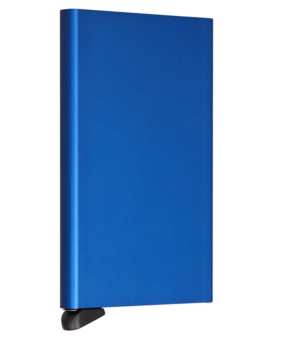 Secrid Cardprotector Blue Aluminium Wallet - RFID Safe Card Holder for 4-6 Cards