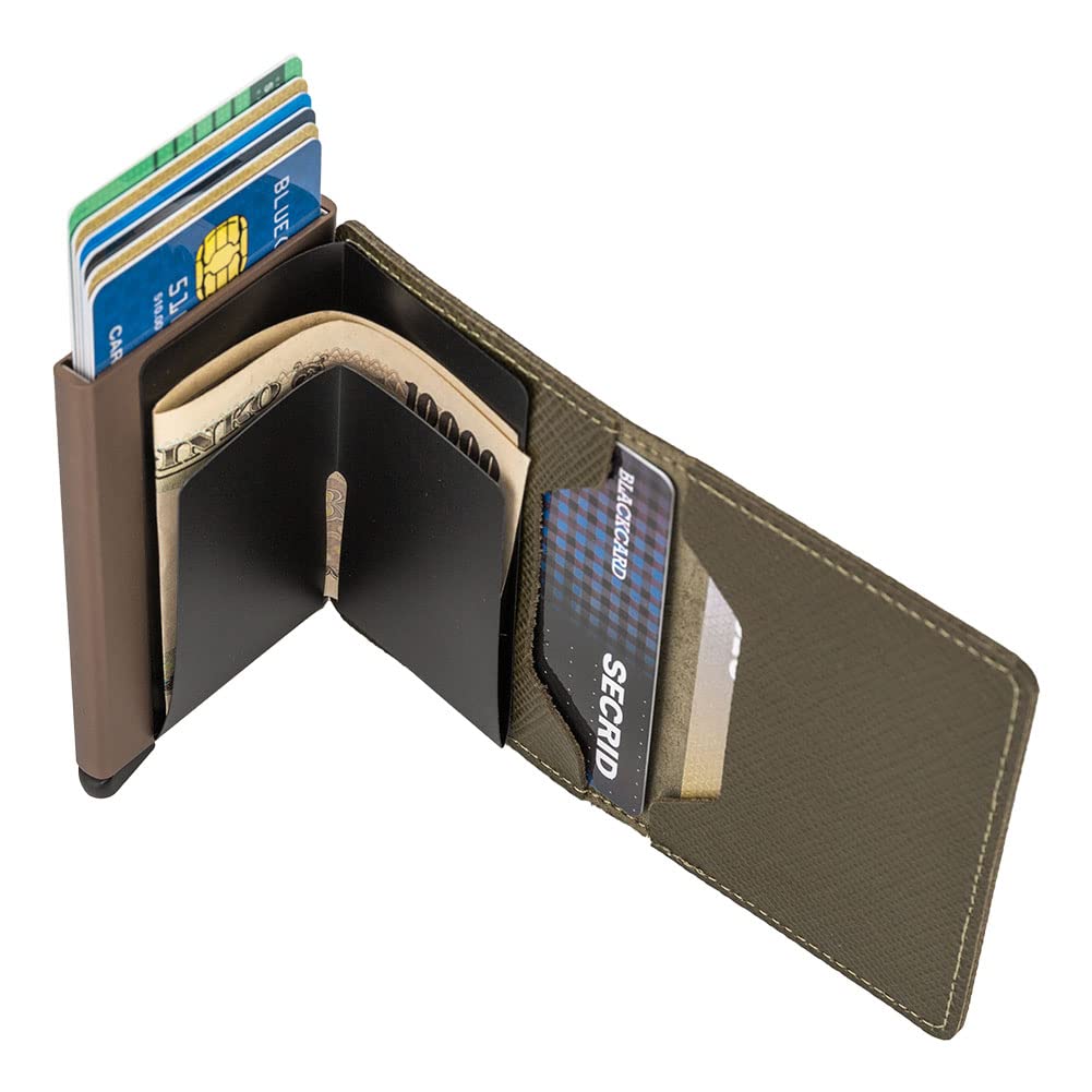 Secrid Slimwallet Olive - RFID Wallet One Size