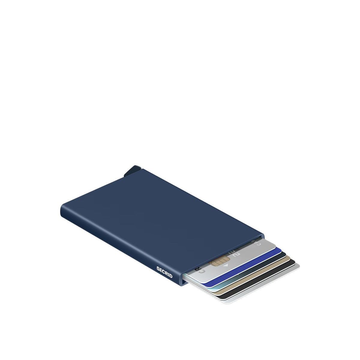 Secrid Card Protector Navy RFID Wallet - Slim Aluminum Credit Card Holder