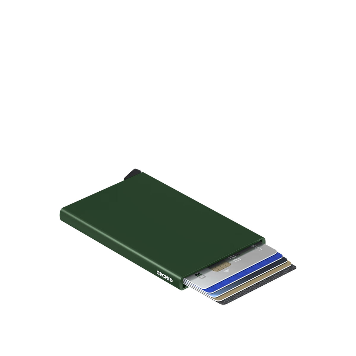 Secrid Cardprotector RFID Card Holder Green Leather Classic