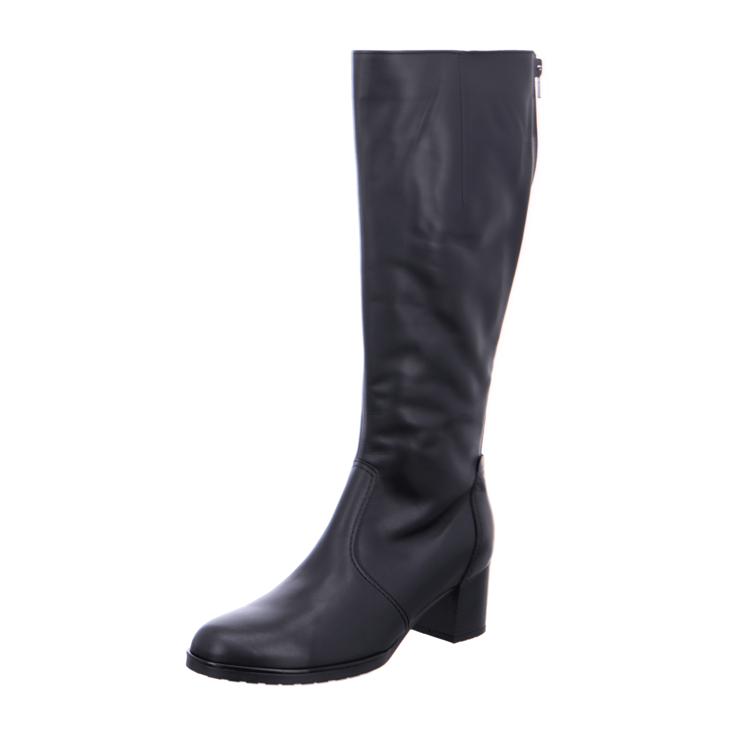 ARA Flo-ST Women's Chelsea Boots Pull-On Ankle Boots Black Round Toe Rubber Sole - Bartel-Shop
