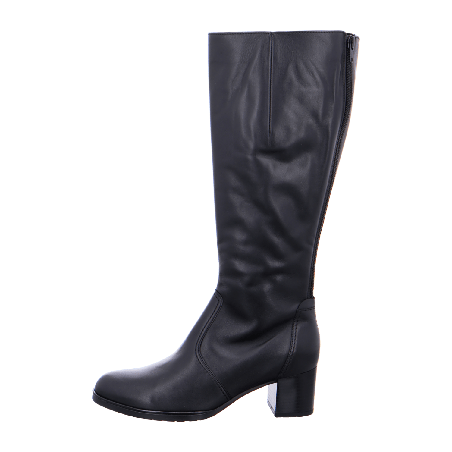 ARA Flo-ST Women's Chelsea Boots Pull-On Ankle Boots Black Round Toe Rubber Sole - Bartel-Shop