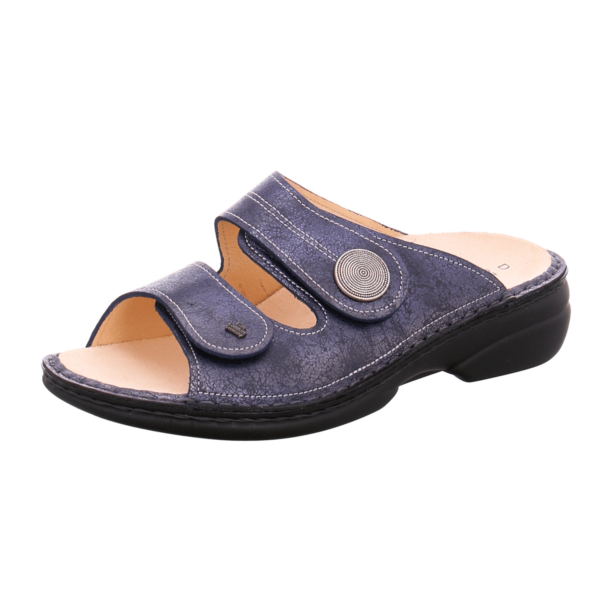 Finn Comfort Sansibar Women's Orthopedic Sandals - Stylish Blue Comfort Footwear