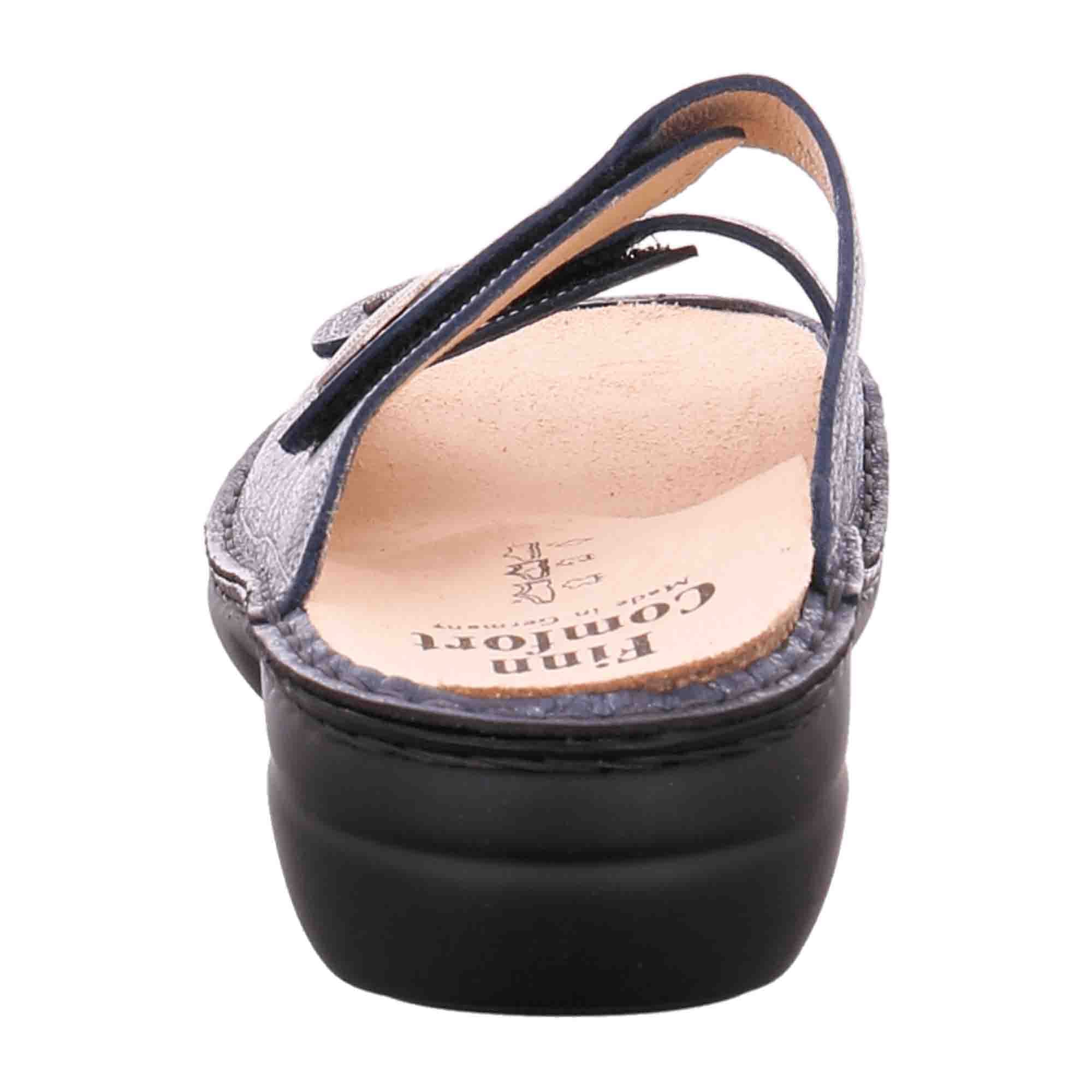 Finn Comfort Sansibar Women's Orthopedic Sandals - Stylish Blue Comfort Footwear