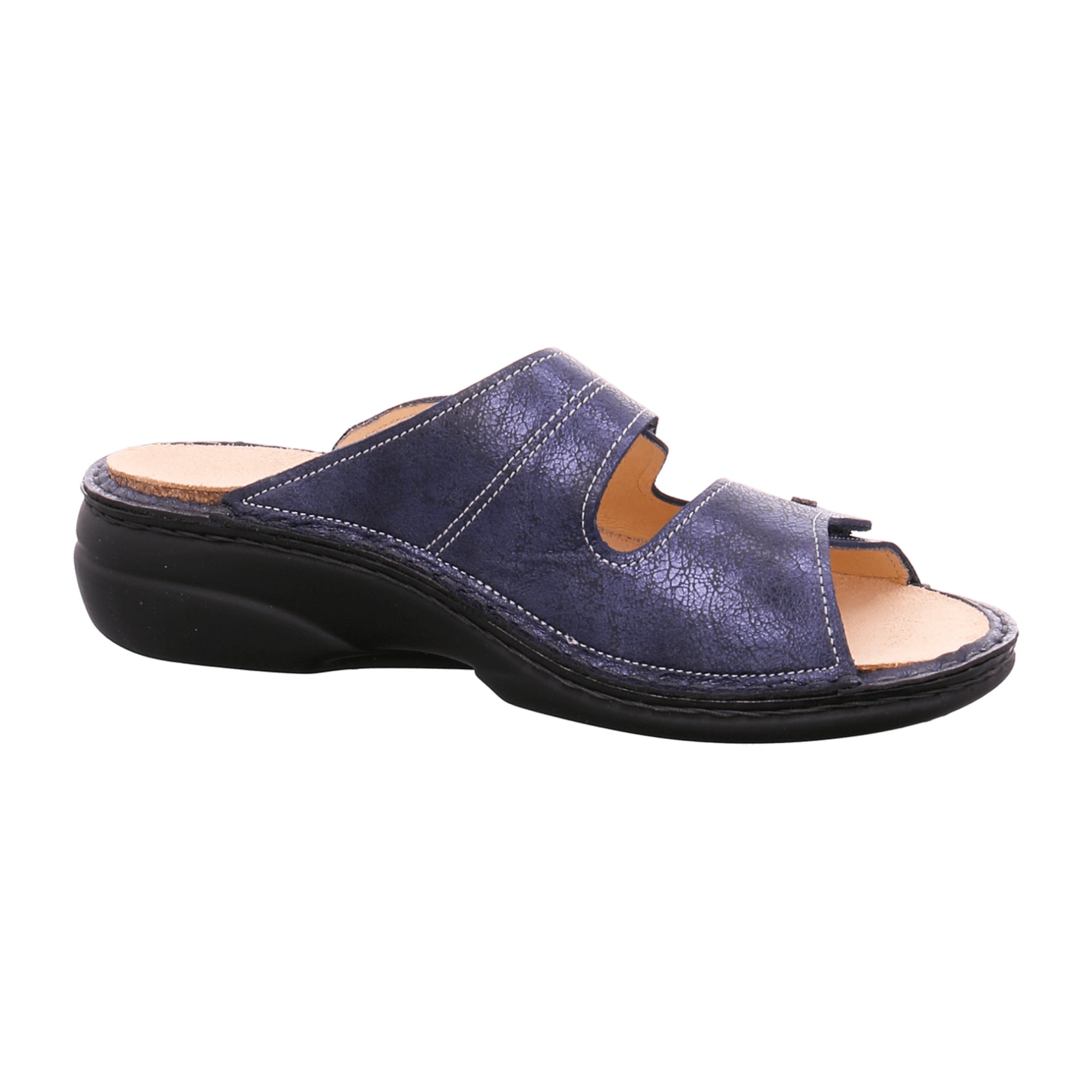 Finn Comfort Sansibar Women's Orthopedic Sandals - Stylish Blue Comfort Footwear