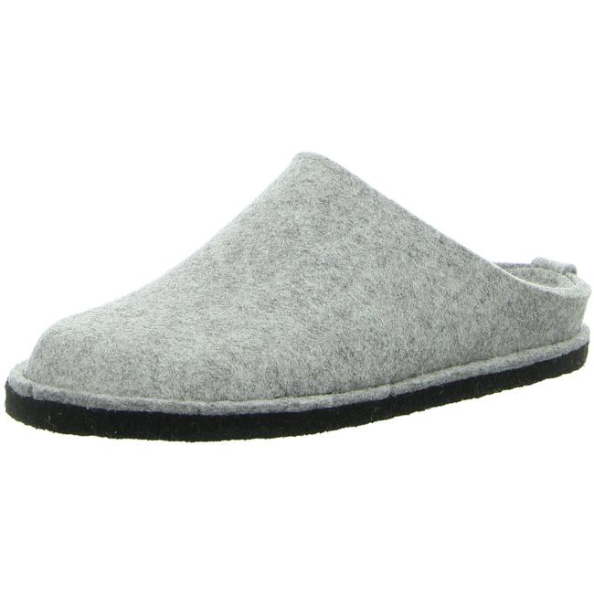 Haflinger Slippers gray female Sandals Clogs Wool felt Flair Soft - Bartel-Shop