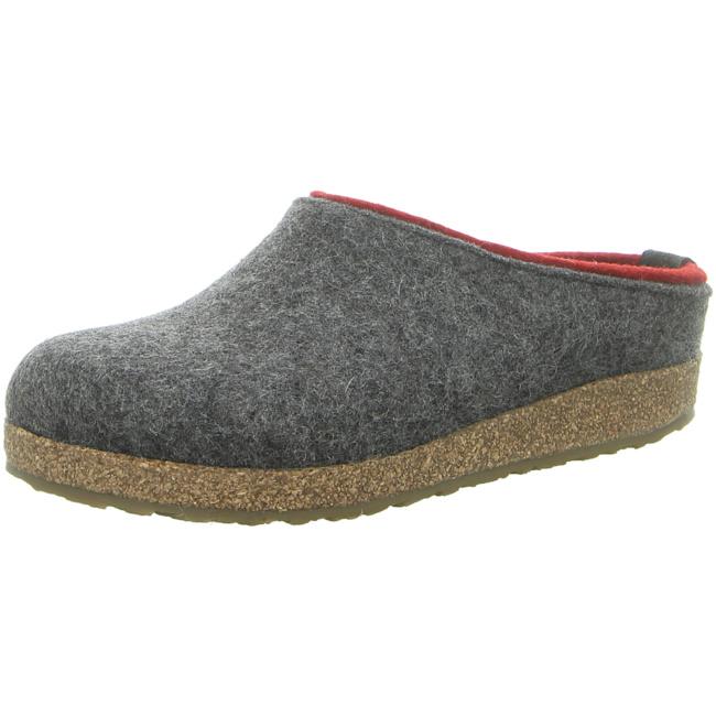Haflinger Slippers gray female Sandals Clogs Grizzly Kris - Bartel-Shop
