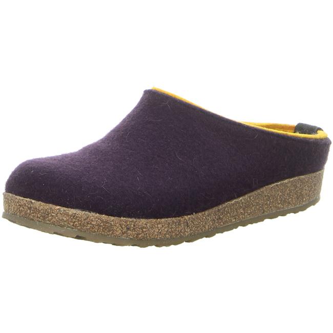Haflinger Slippers purple female Sandals Clogs Grizzly Kris - Bartel-Shop