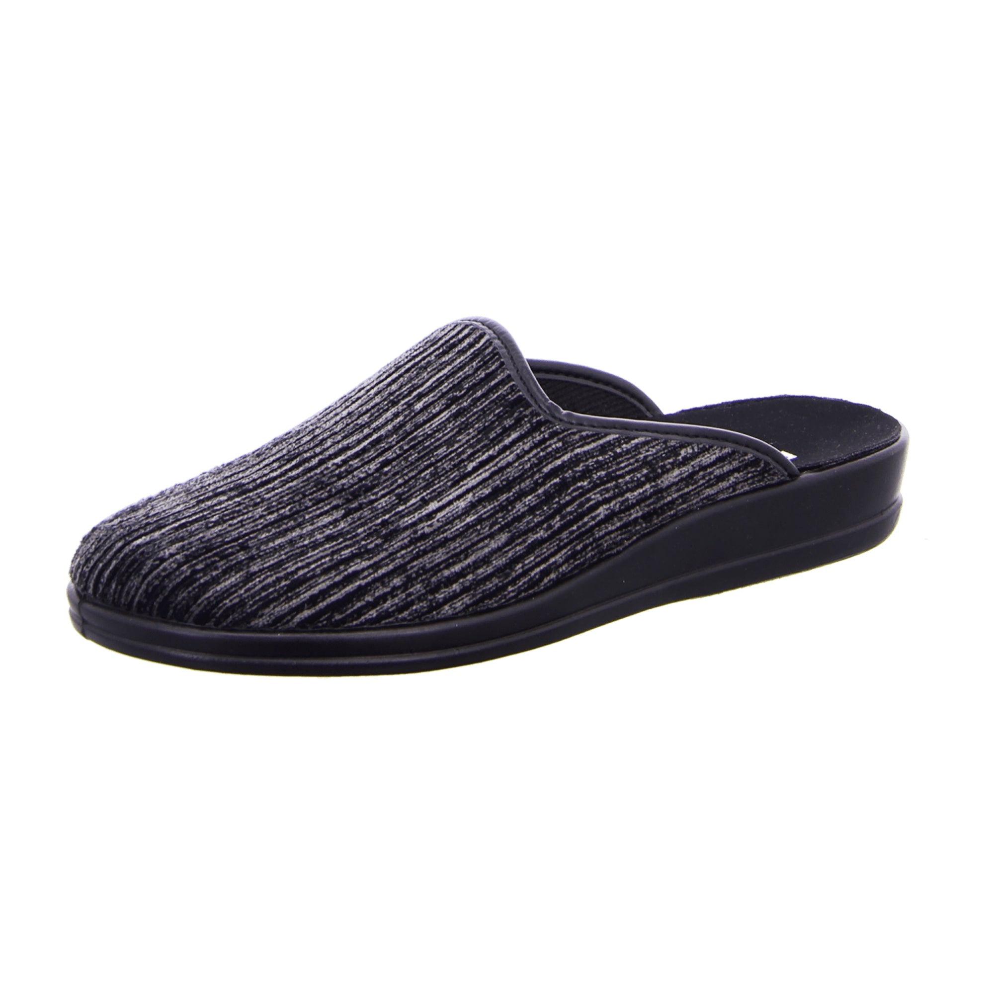 Rohde Men's Grey House Slippers with Wedge Heel for Fall Winter