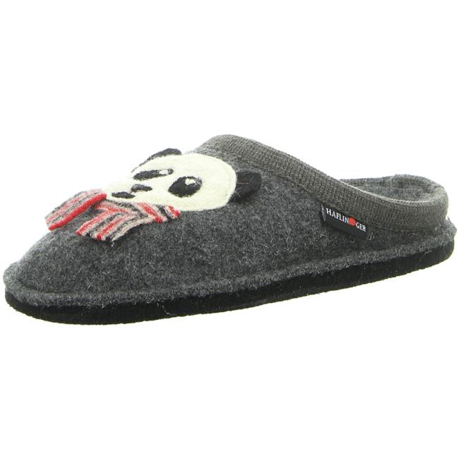 Haflinger Slippers gray female Sandals Clogs Flair Panda - Bartel-Shop