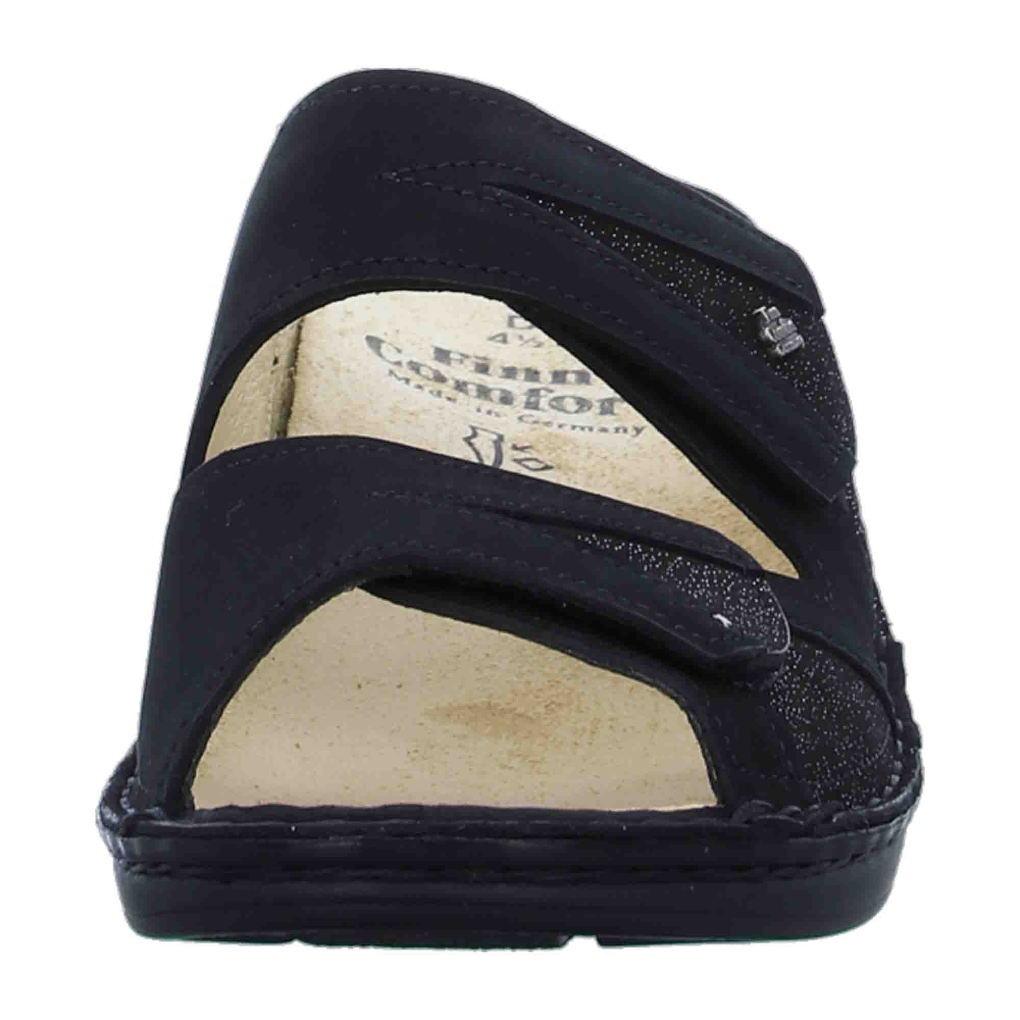 Finn Comfort Campione Women's Stylish Black Shoes - Durable & Comfortable