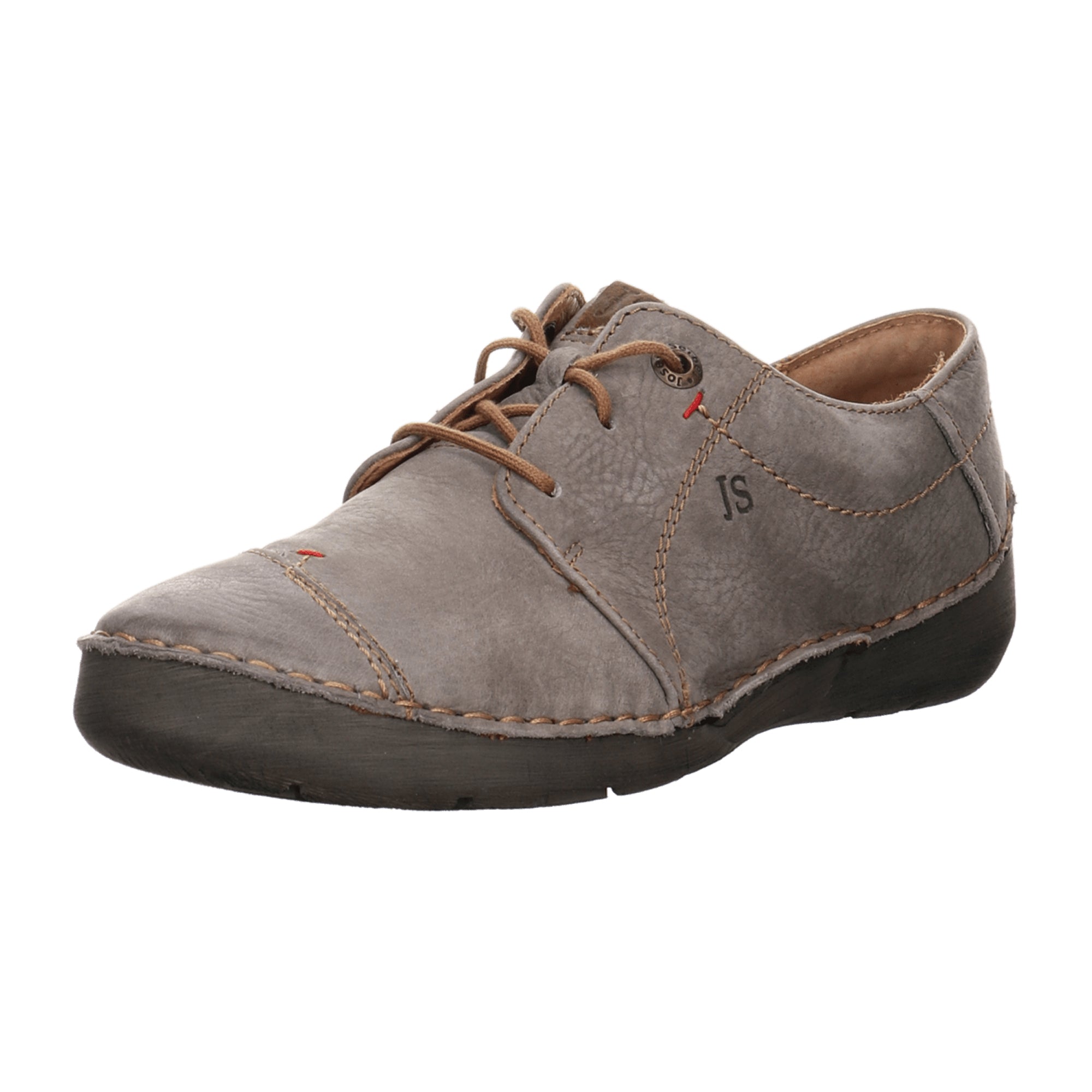 Josef Seibel Damen Halbschuh Fergey 20 In Rot, Größe 43 – Bequemer Brogue Aus Nubukleder, Weite G