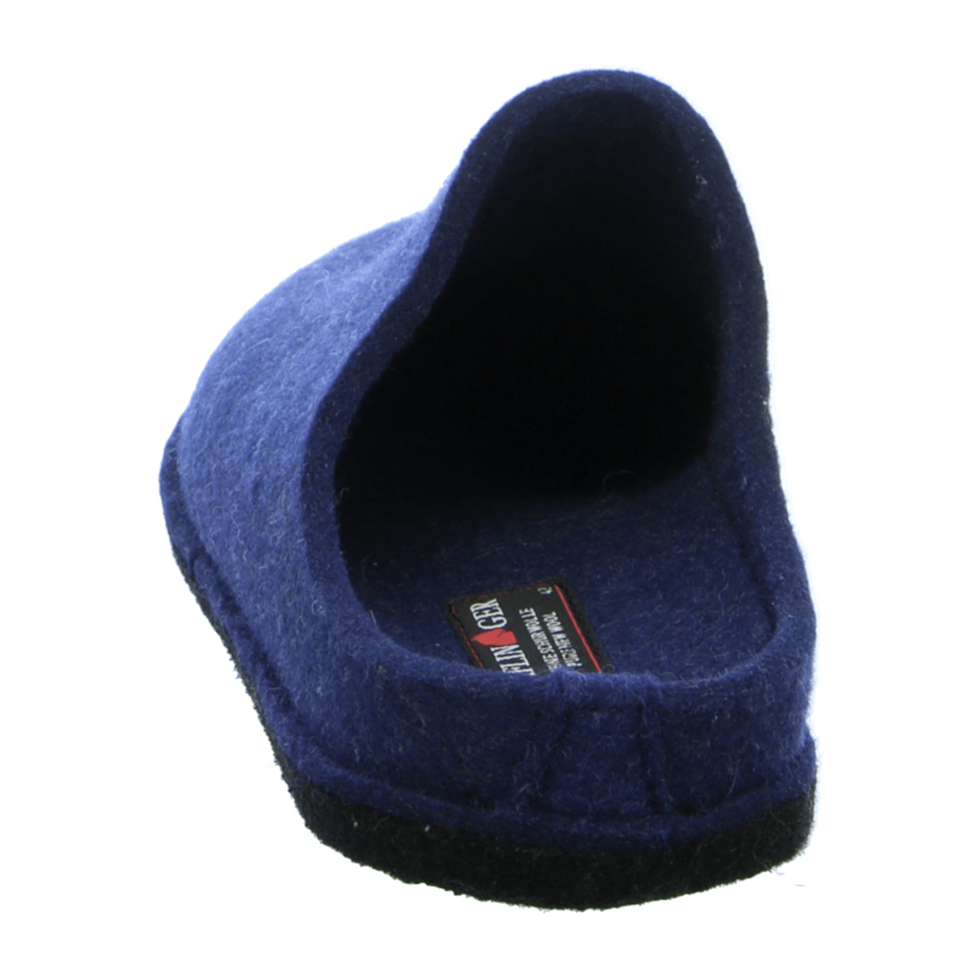 Haflinger Flair Soft Men's Slippers, Soft Wool, Durable - Blue