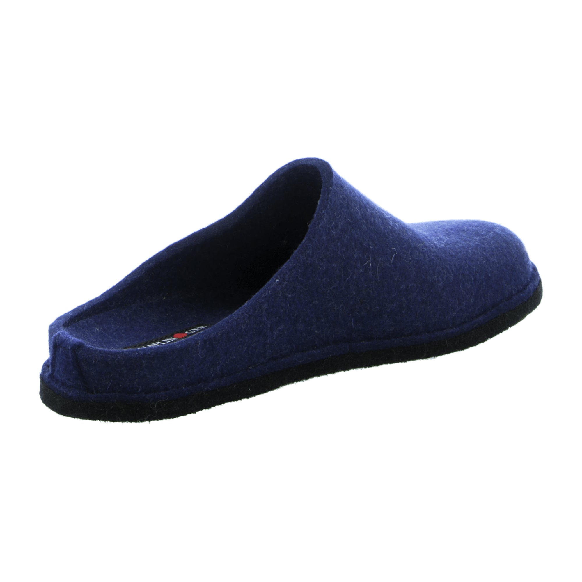 Haflinger Flair Soft Men's Slippers, Soft Wool, Durable - Blue