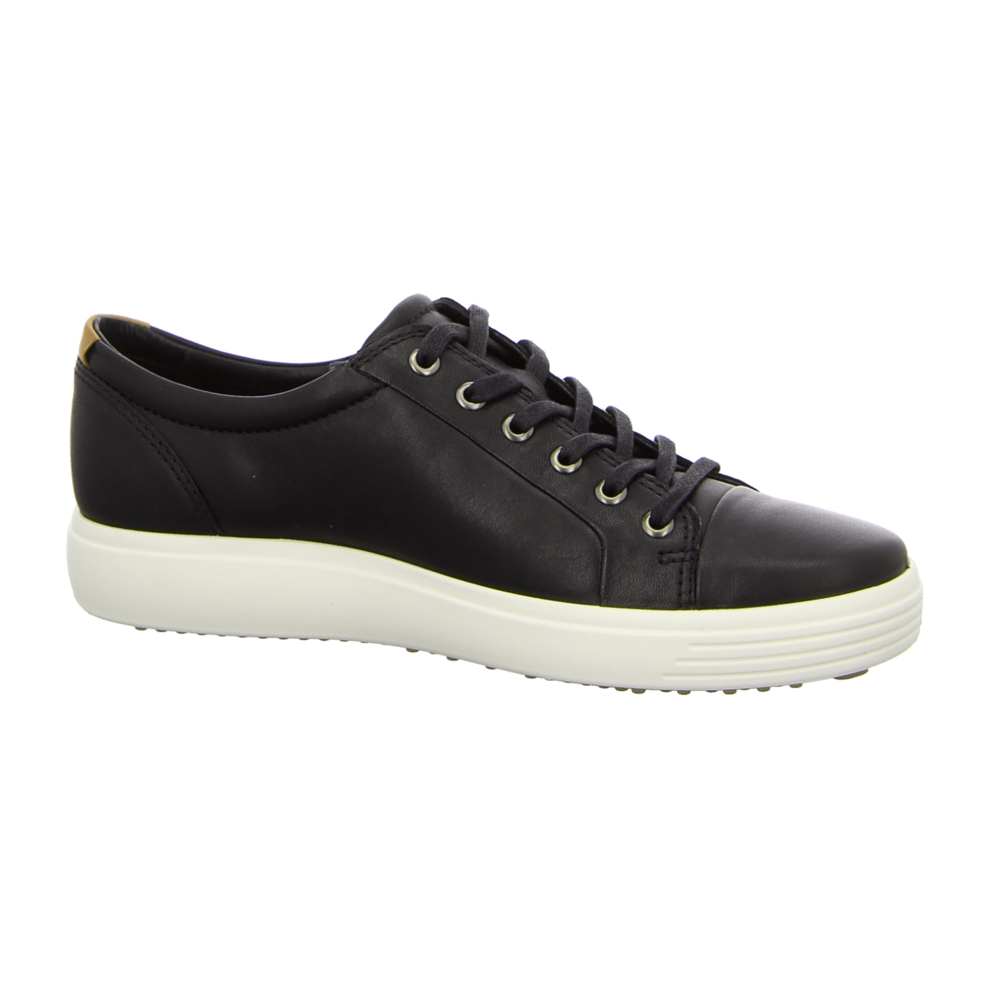 Ecco Soft 7 Men's Sneakers - Stylish & Durable Black Leather | Comfort Footwear