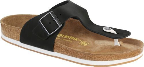 Birkenstock thong sandal Ramses black fat leather - Bartel-Shop