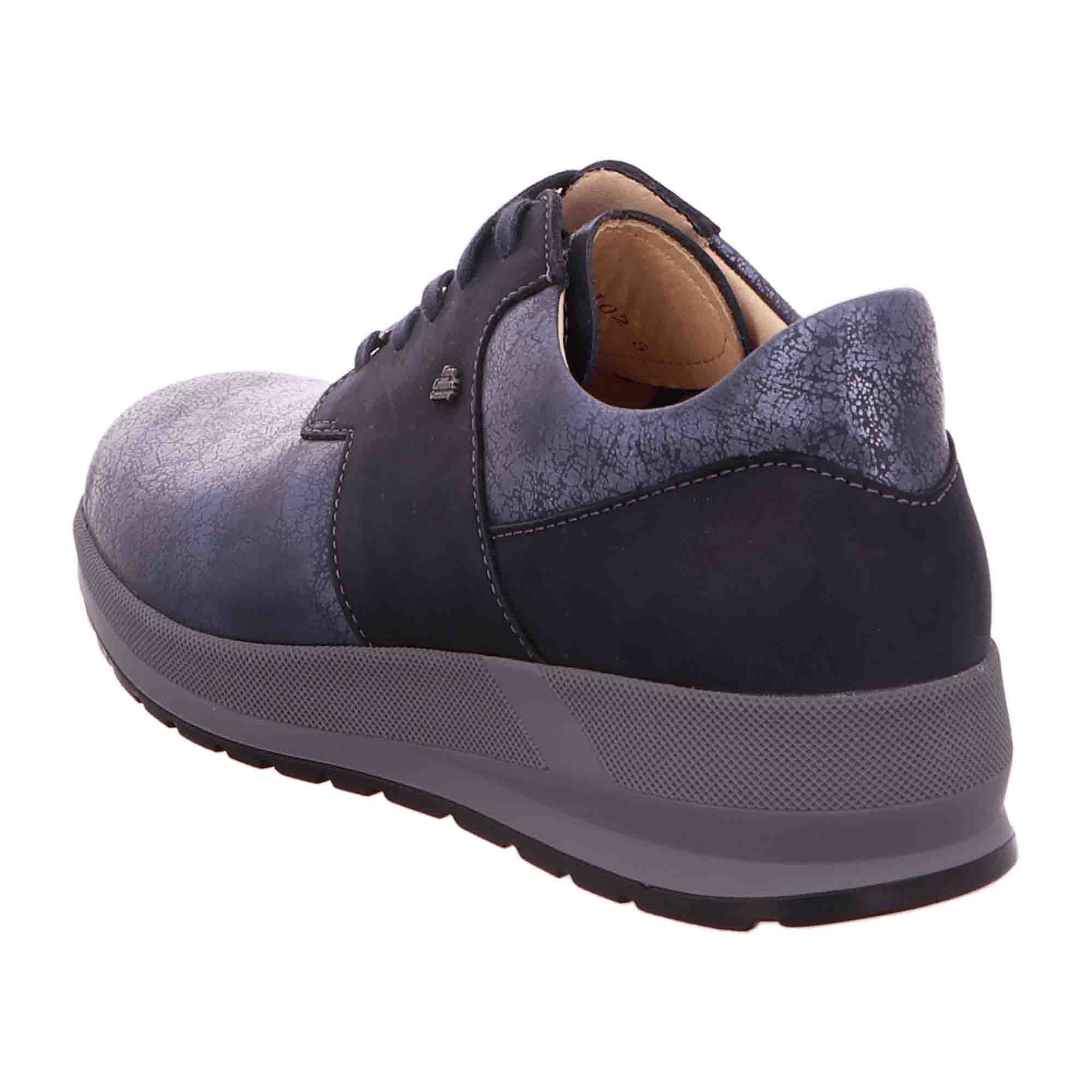 Finn Comfort Avio Women's Comfortable Blue Walking Shoe