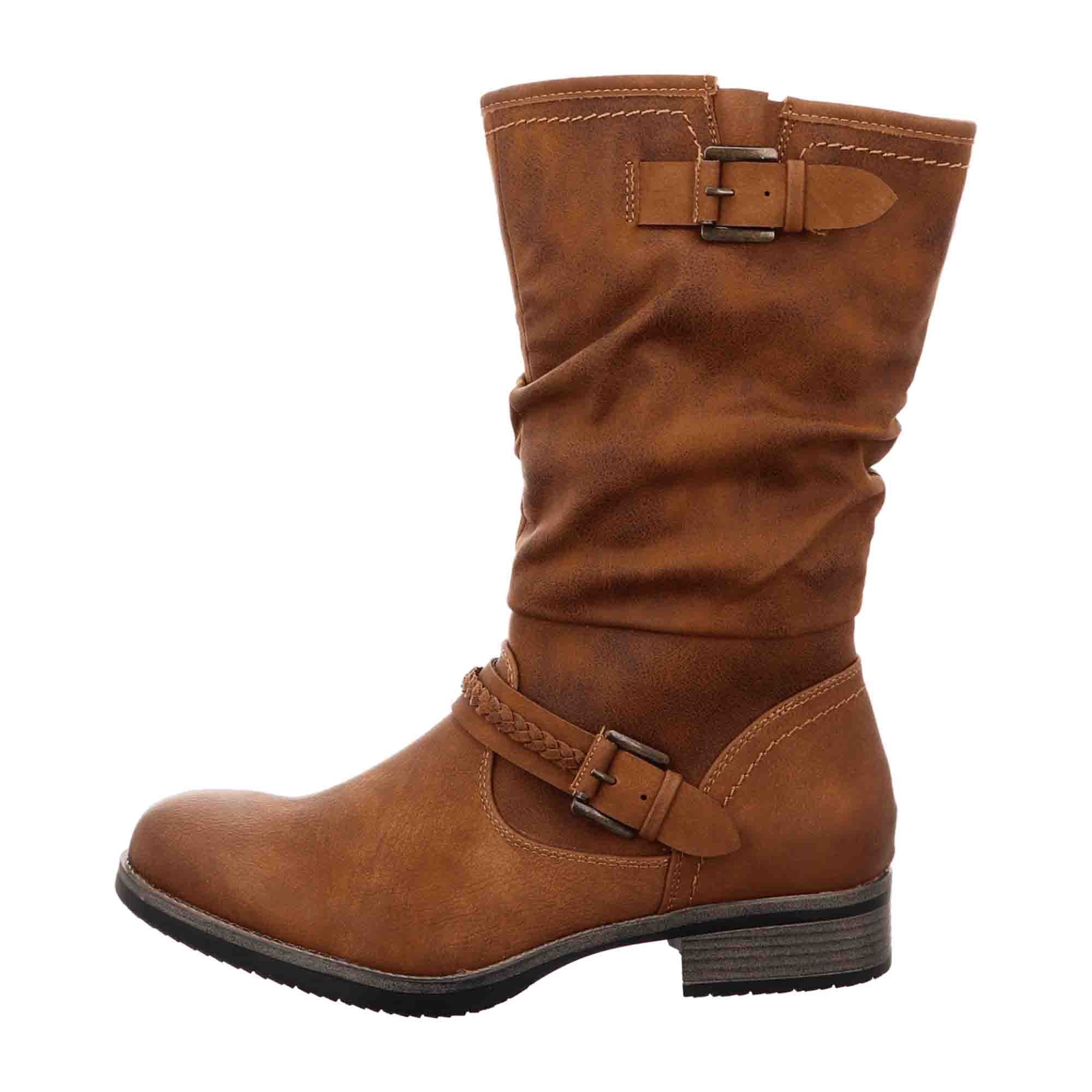 Rieker Brown Warm Lined Zip Ankle Boots for Women Fast Shipping Great Selection