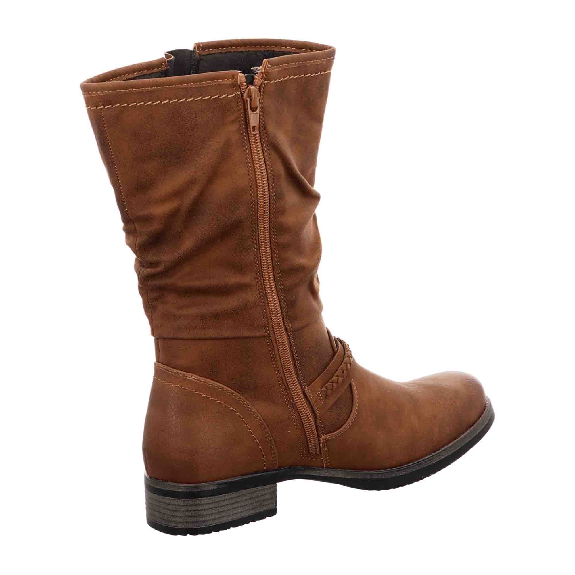 Rieker Brown Warm Lined Zip Ankle Boots for Women Fast Shipping Great Selection