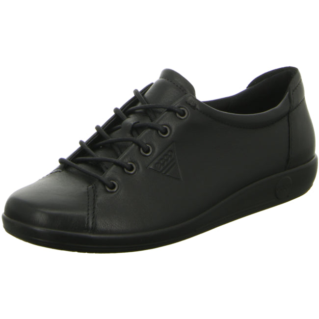 Ecco comfortable lace-up shoes for women black - Bartel-Shop