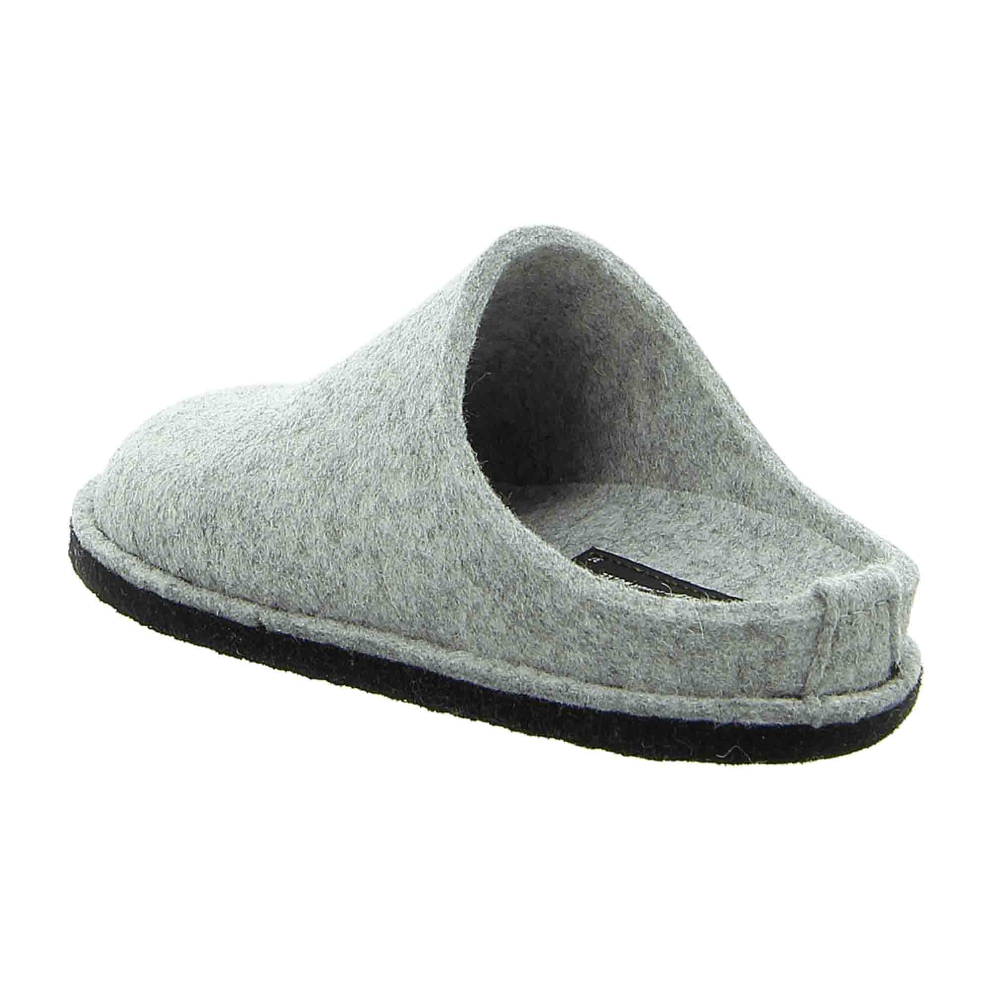 Haflinger Flair Soft Men's Slippers, Grey - Cozy & Stylish Indoor Footwear