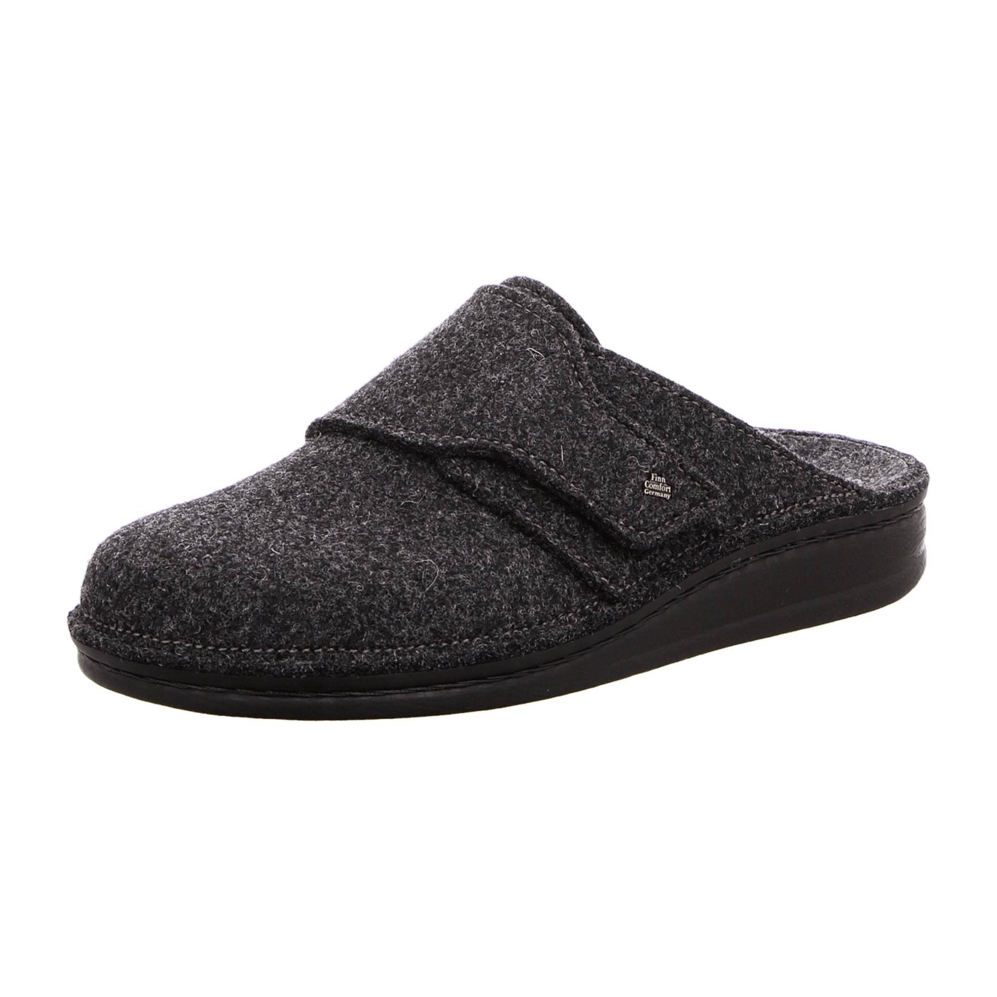 Finn Comfort Men's Gray Slippers - Durable and Stylish Indoor Footwear