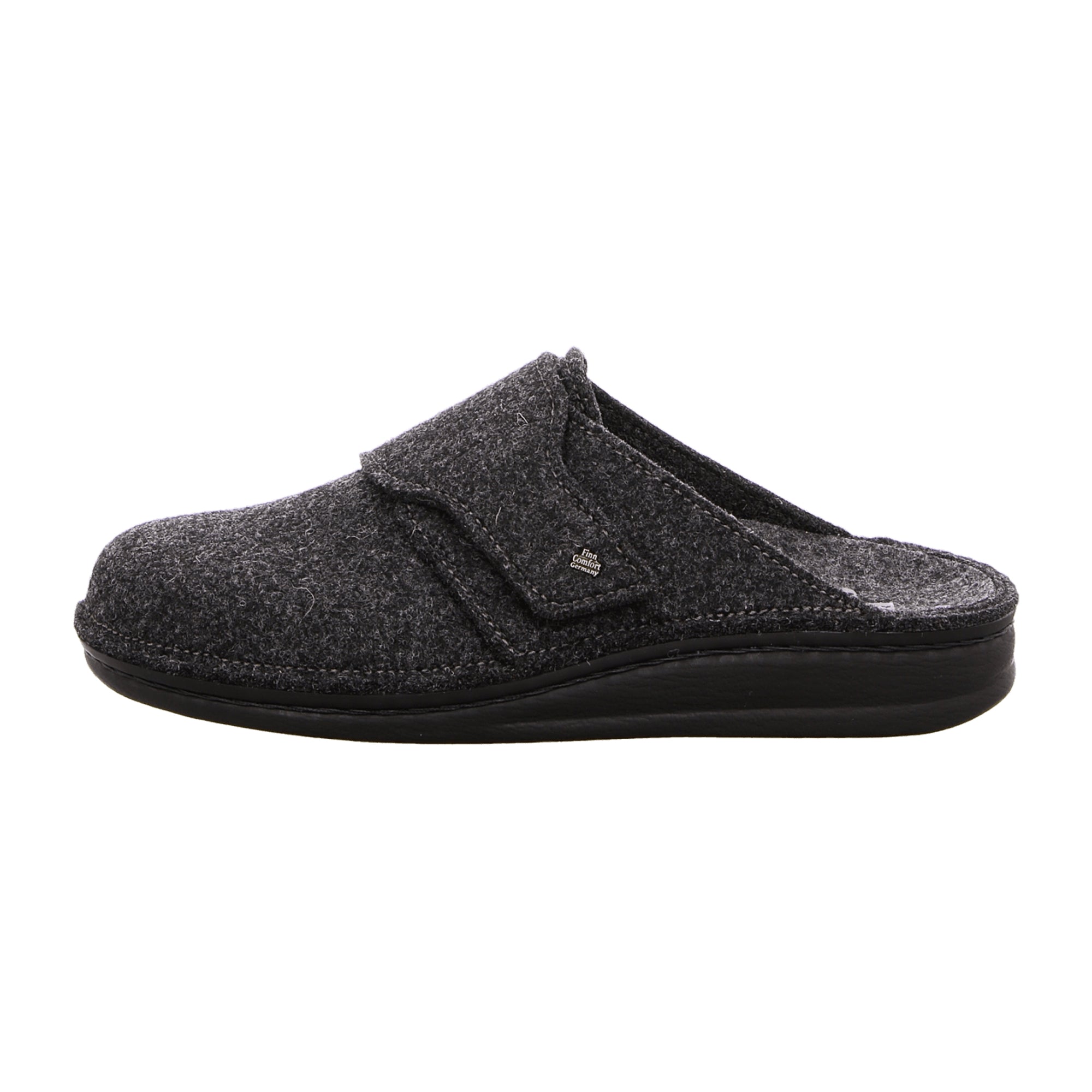 Finn Comfort Men's Gray Slippers - Durable and Stylish Indoor Footwear