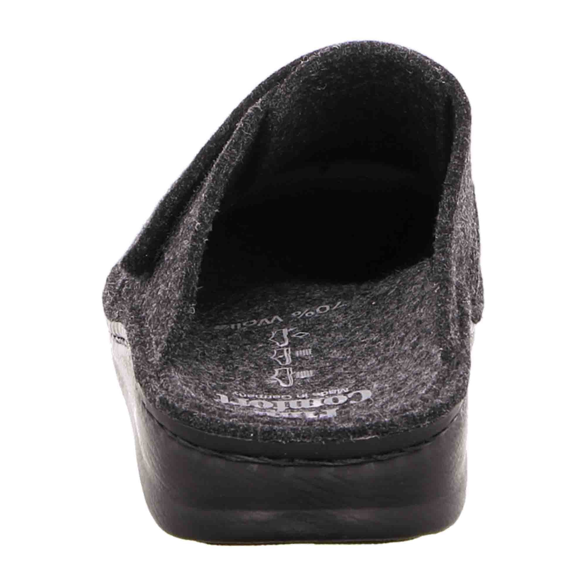 Finn Comfort Men's Gray Slippers - Durable and Stylish Indoor Footwear