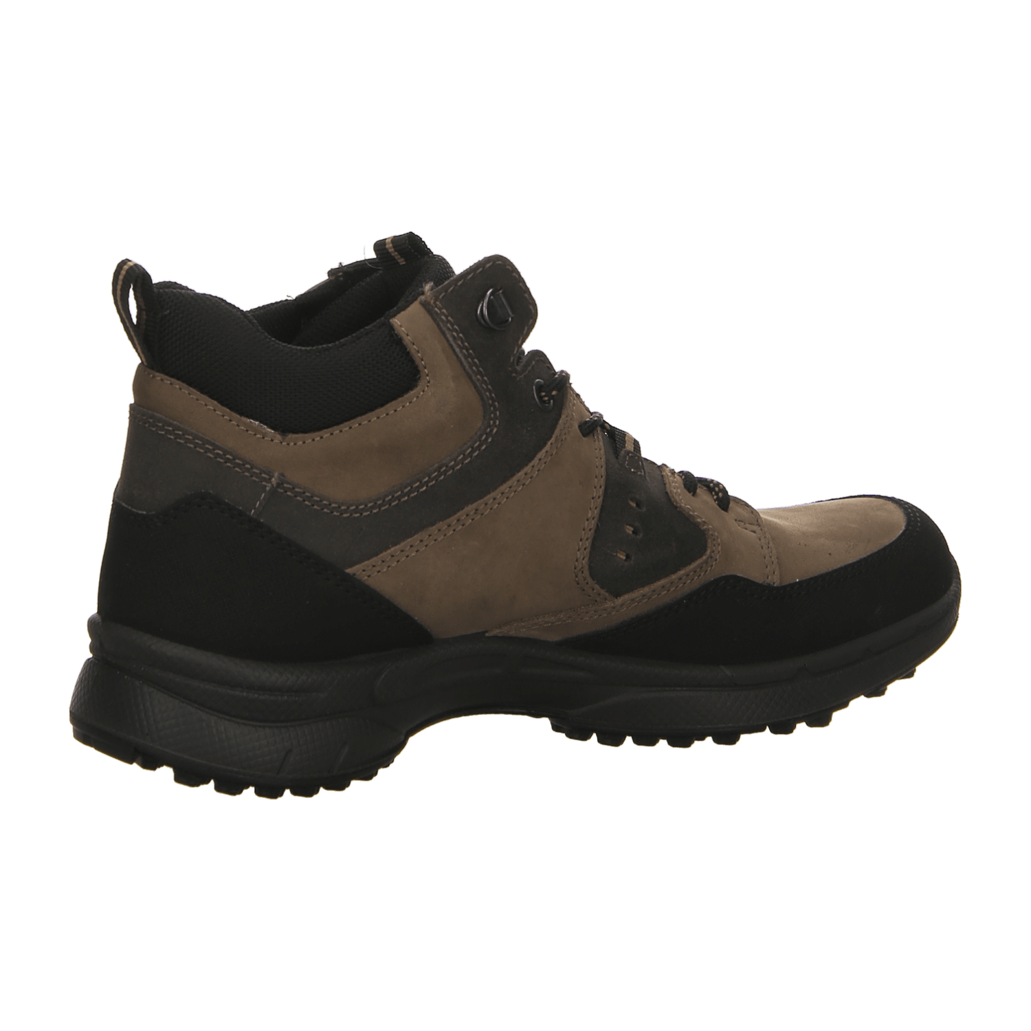 ARA WILLIAM Men's Brown Mesh Lace-Up Shoes with Round Toe