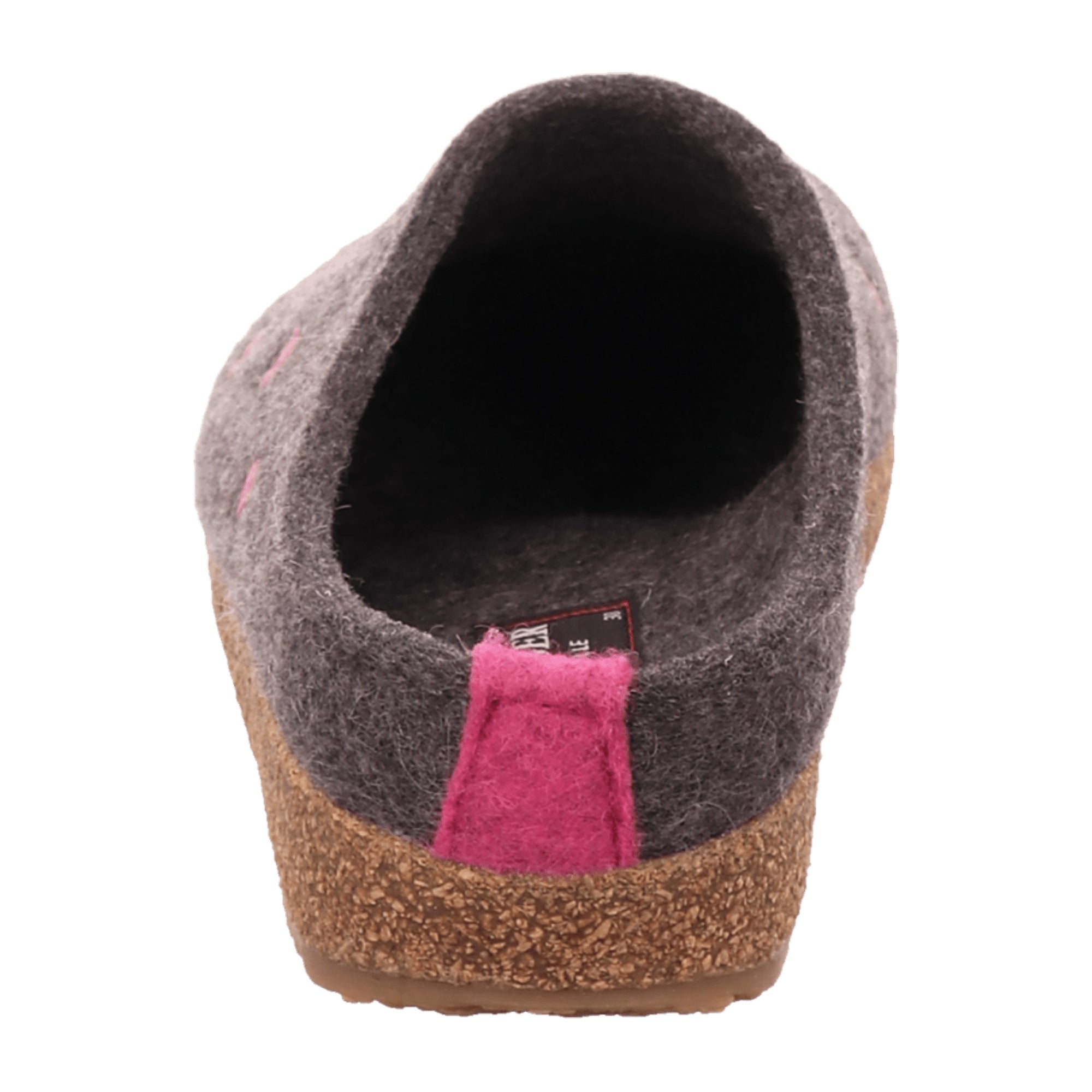 Haflinger Women's Slippers - Stylish & Comfortable Grey Wool