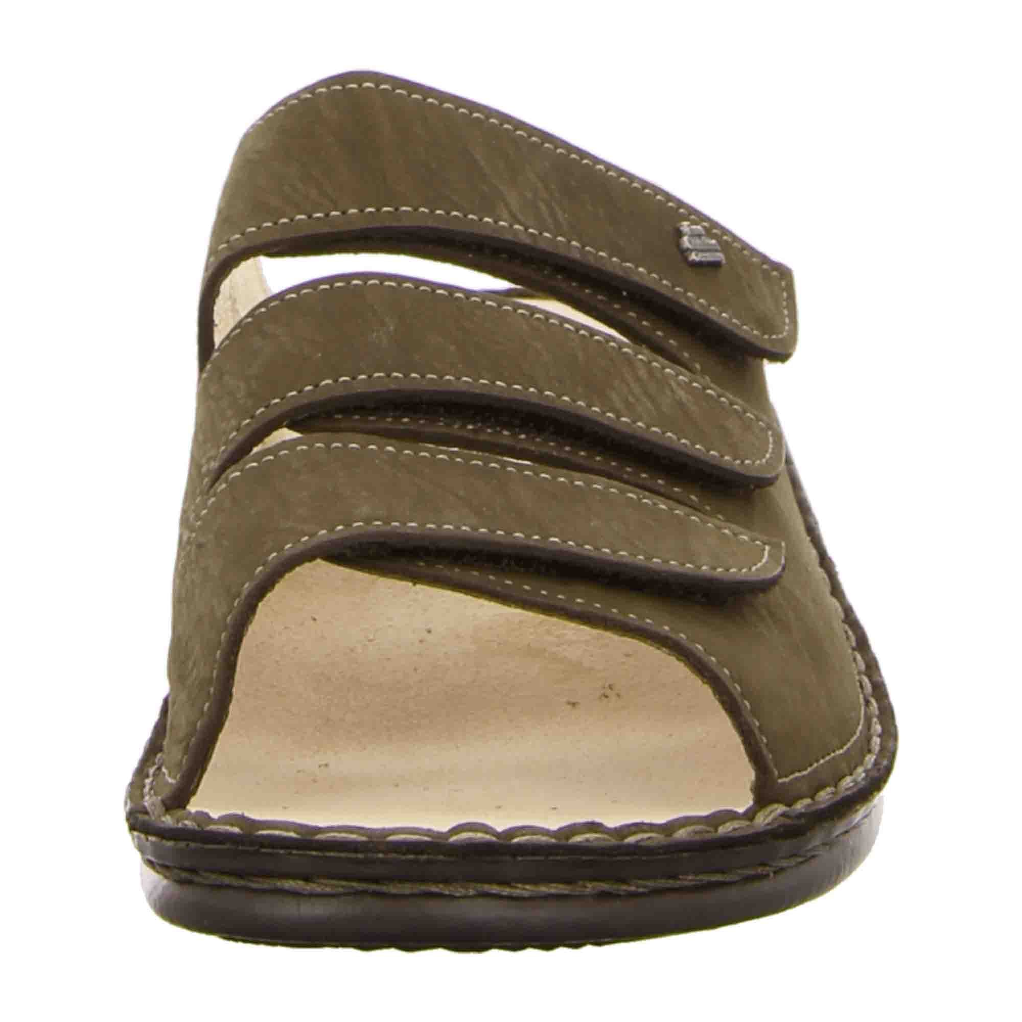 Finn Comfort Korfu Men's Comfort Sandals - Stylish Brown Leather