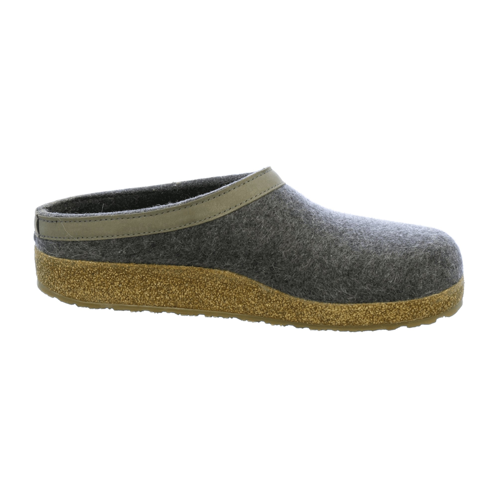 Haflinger Grizzly Torben Anthracite Men's Slippers in Grey | Cozy & Stylish