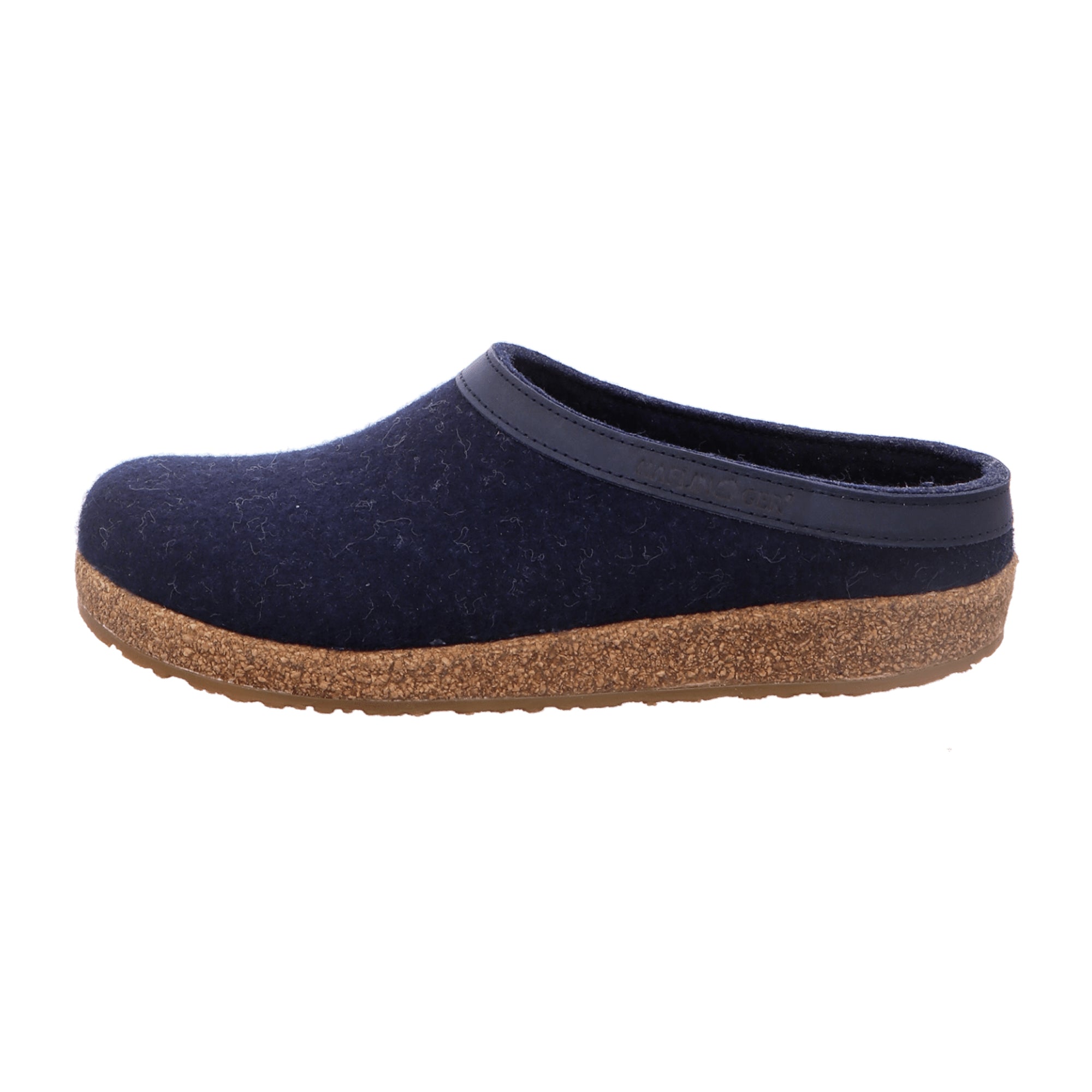 Haflinger Grizzly Torben Men's Slippers - Stylish Medium Blue Comfort Footwear