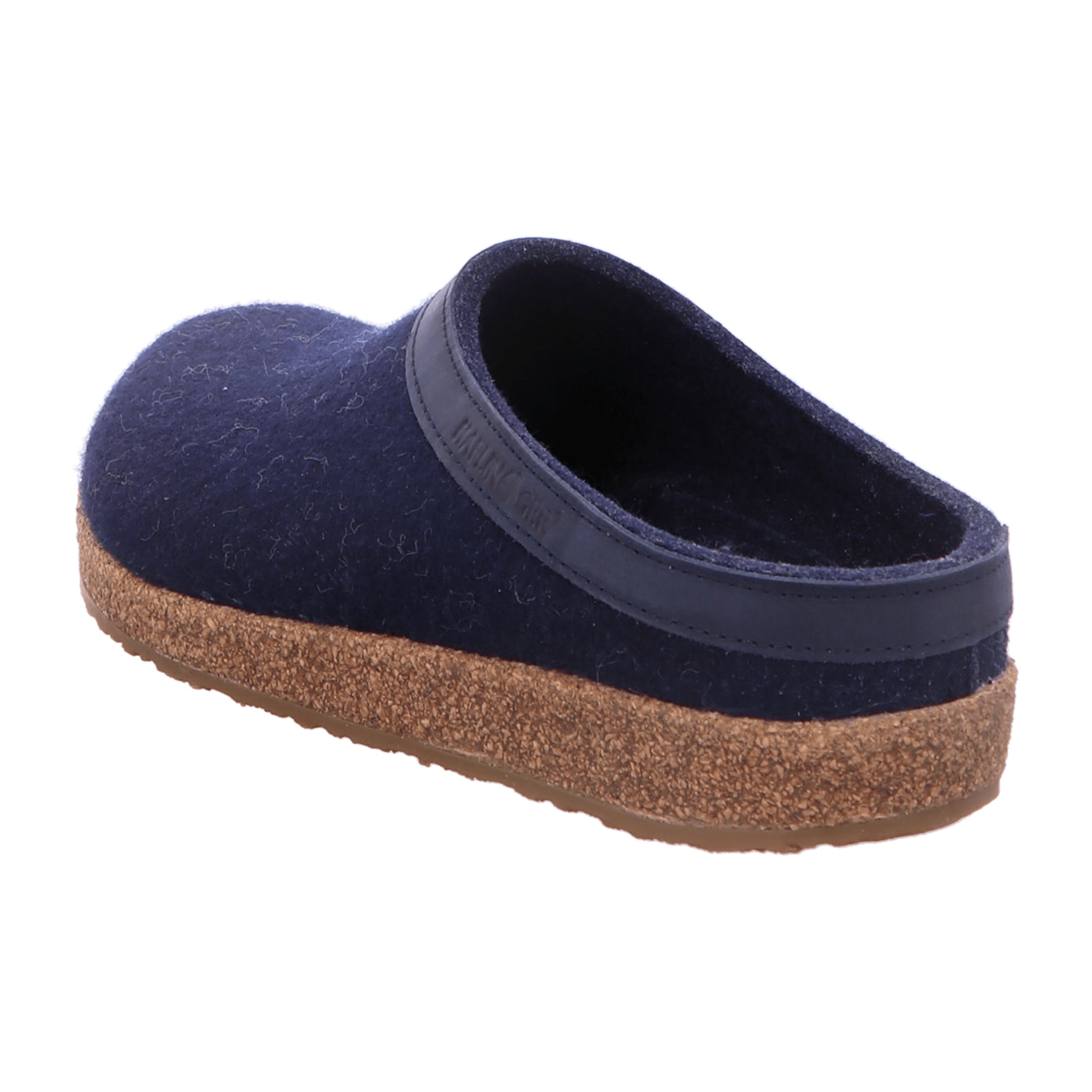 Haflinger Grizzly Torben Men's Slippers - Stylish Medium Blue Comfort Footwear