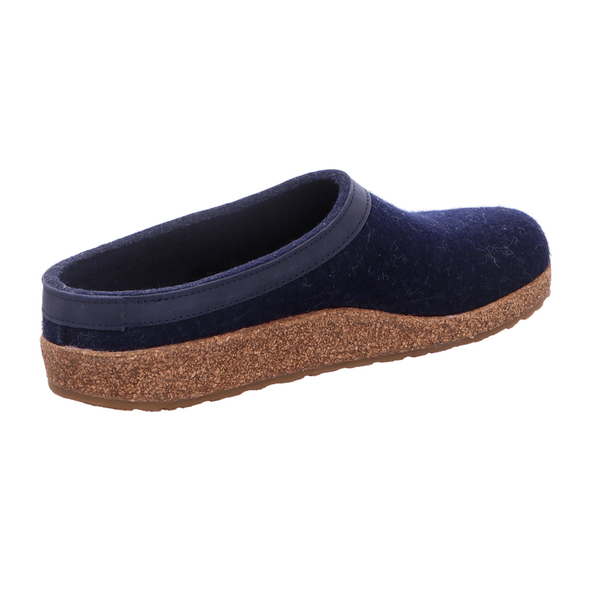 Haflinger Grizzly Torben Men's Slippers - Stylish Medium Blue Comfort Footwear