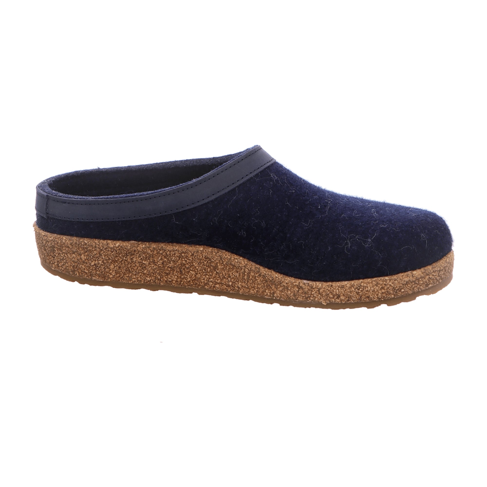 Haflinger Grizzly Torben Men's Slippers - Stylish Medium Blue Comfort Footwear