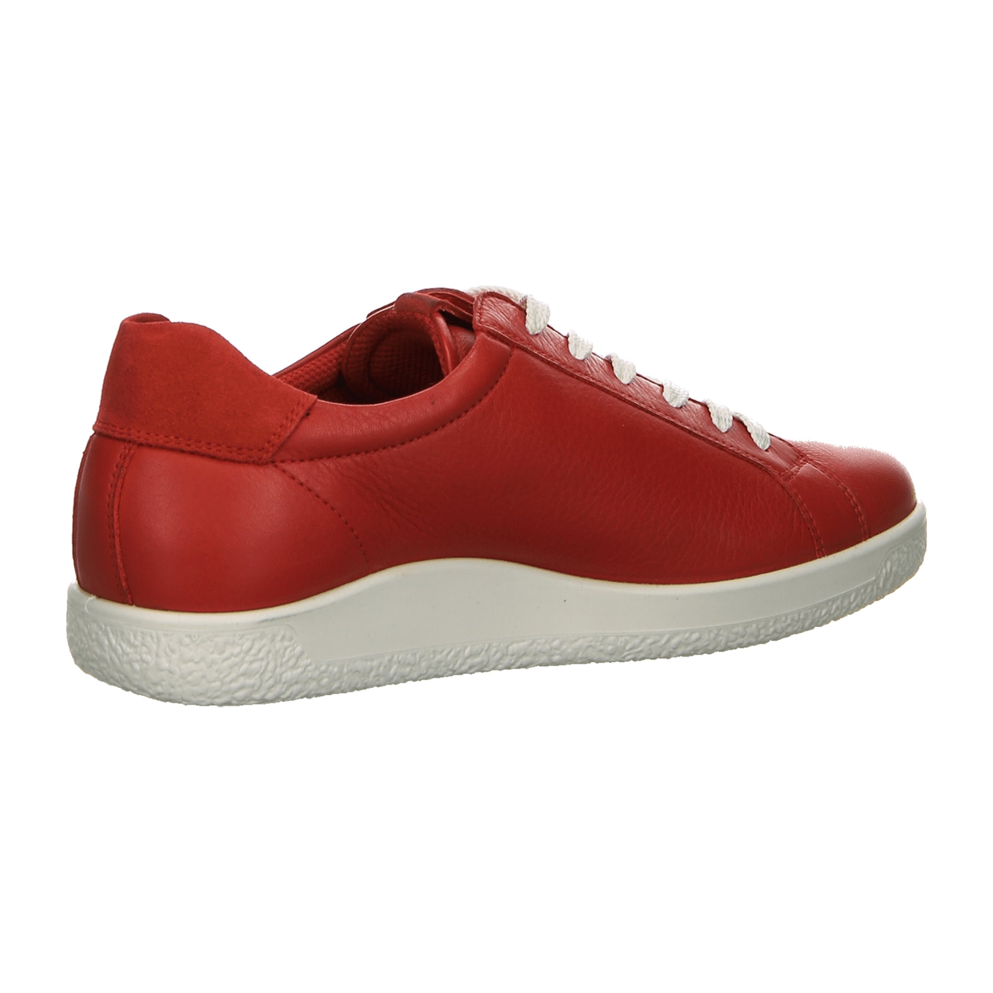 Ecco Leisure Comfort Lace-Up Sneaker for Women in Red