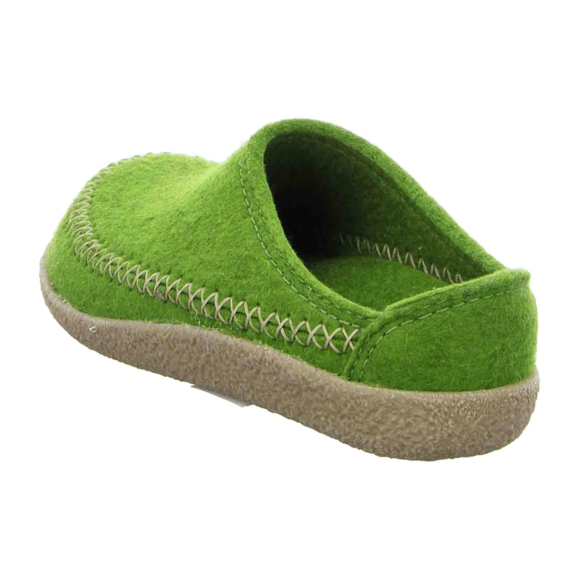 Haflinger Blizzard Credo Women's Slippers, Green - Stylish & Durable