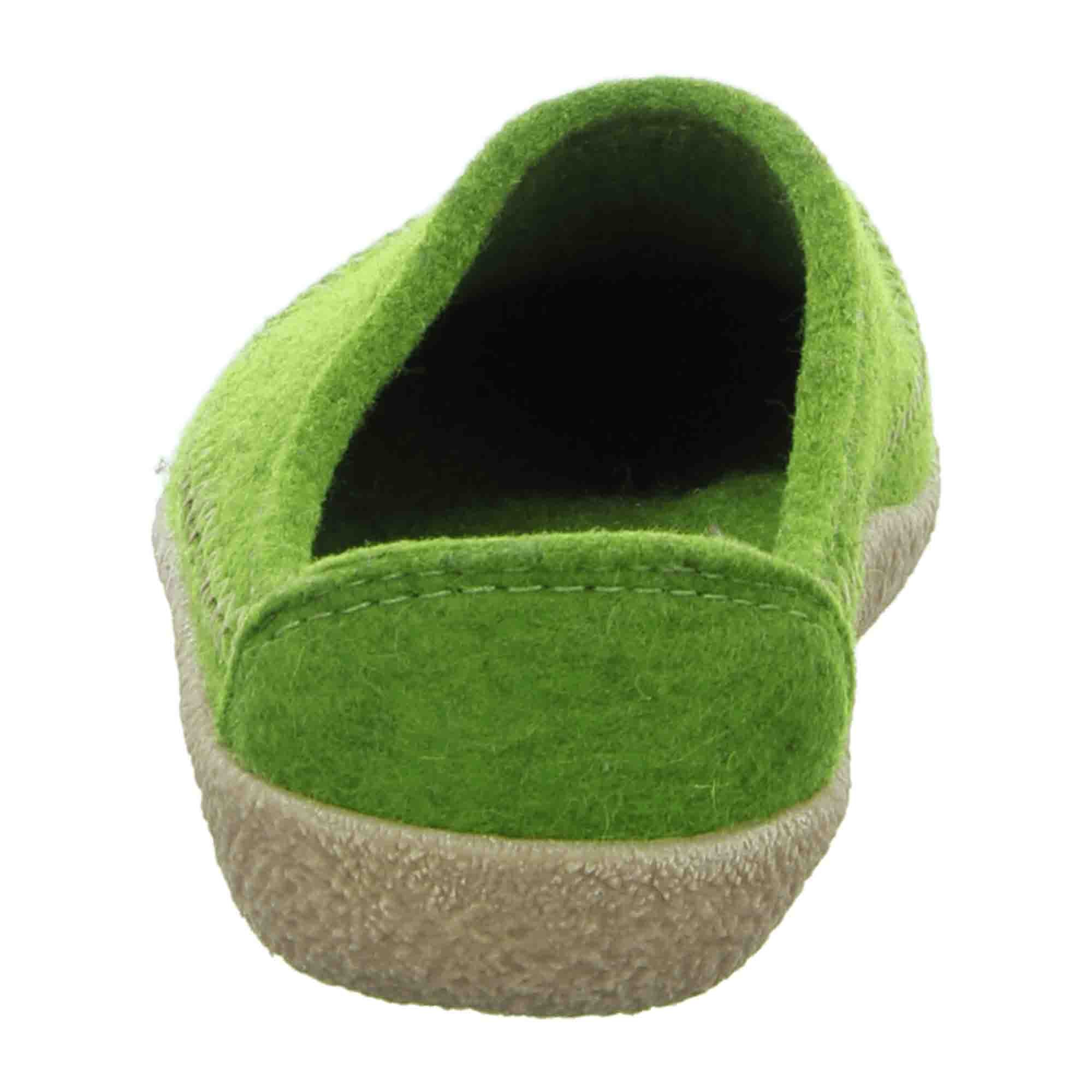 Haflinger Blizzard Credo Women's Slippers, Green - Stylish & Durable